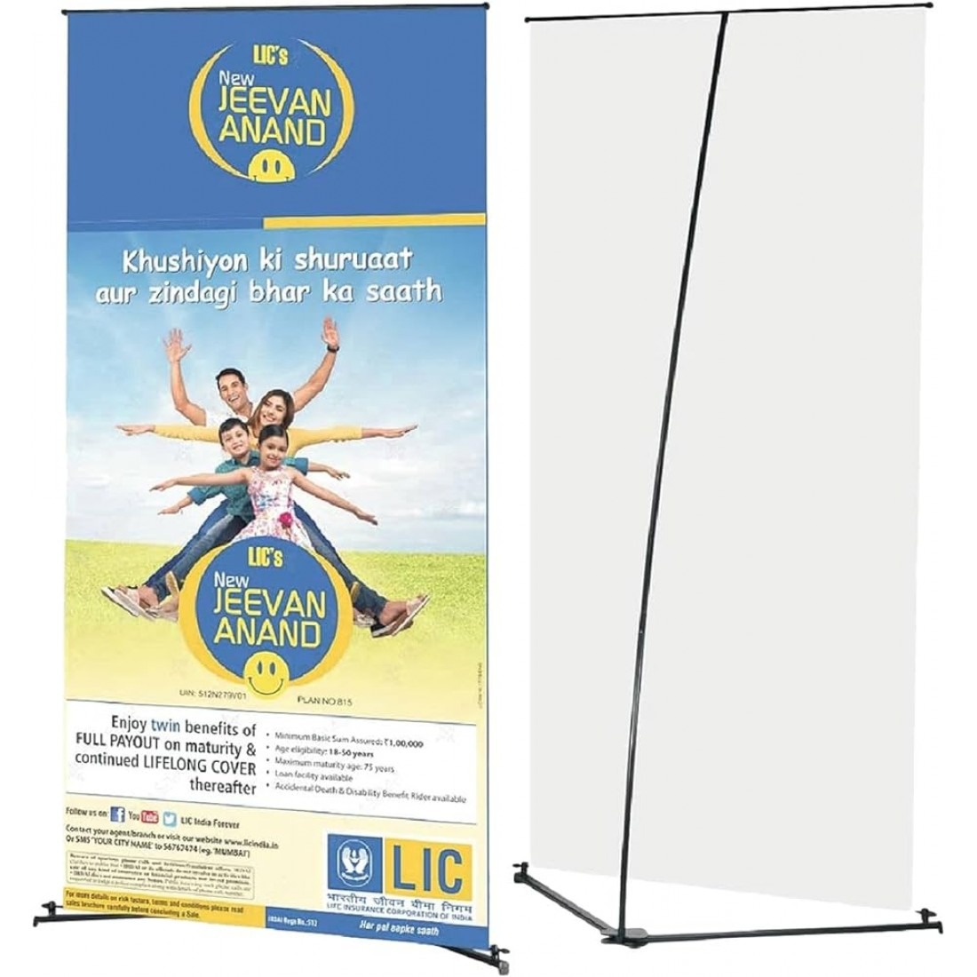 V Banner Stands